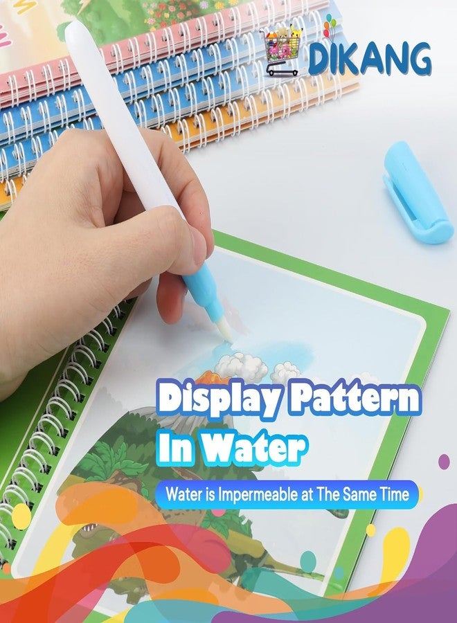DIKANG Magic Water Book for Kids, Magic Brush Pen Sketch Book, Drawing Books Toys for Kids, Return Gifts for Kids Toys for 2-5 Years (Random 2Pc Pack) - Image 3